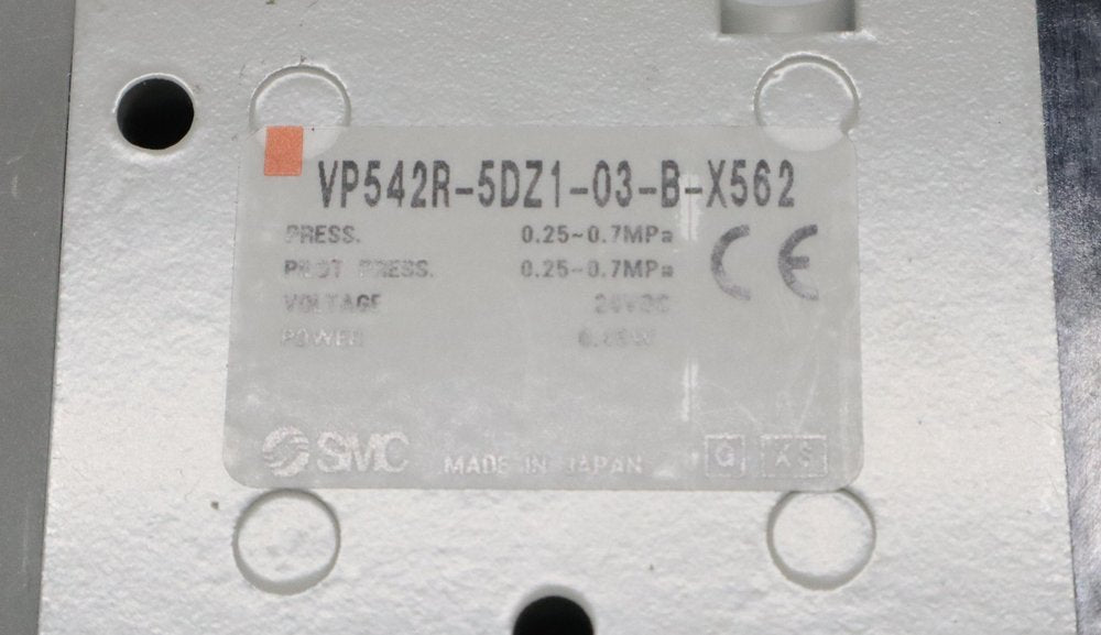 SMC マスターバルブ VP542R-5DZ1-03-B-X562 – メンテナンスパーツ