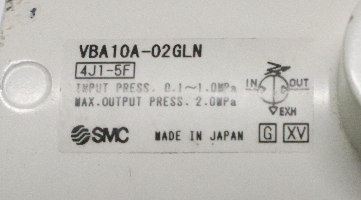 SMC 増圧弁 VBA10A-02GLN * – メンテナンスパーツ