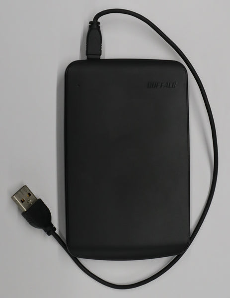 BUFFALLO ポータブルハードディスク HD-PVR500U2-BK（容量 500GB ブラック）