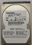 TOSHIBA  2.5インチハードディスク SATA/150 MK3254GSY（容量320GB）