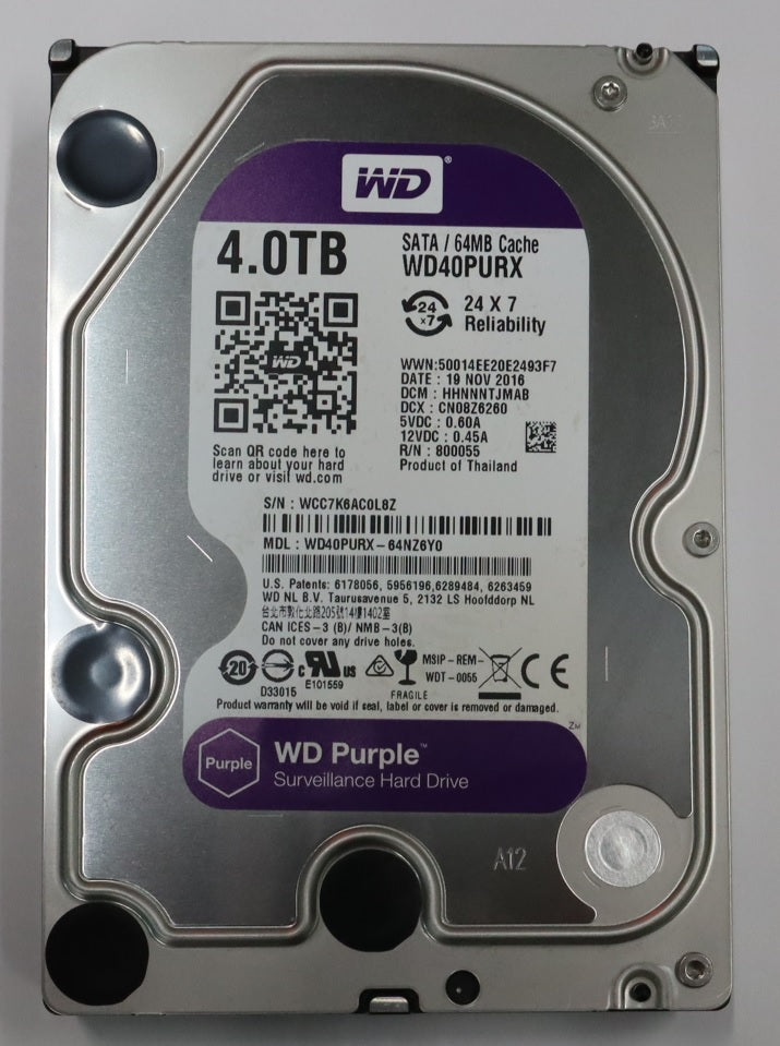 送料無料】Western Digital 3.5インチ ハードディスク ① WD40PURX