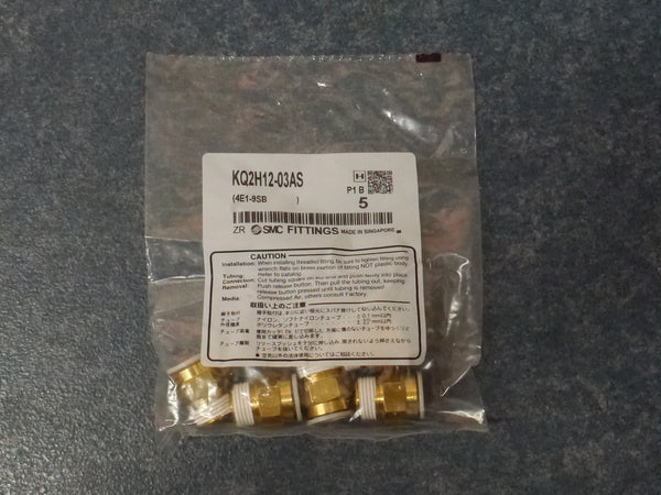 SMC ワンタッチ継手ハーフユニオン  KQ2H12-03AS(5個入り)