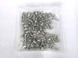 三価メッキ（三価ホワイト） トラス小ねじ M4×12mm（100個入り）