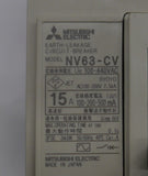 三菱電機 漏電ブレーカー NV63-CV 3P 15A 100・200・500mA
