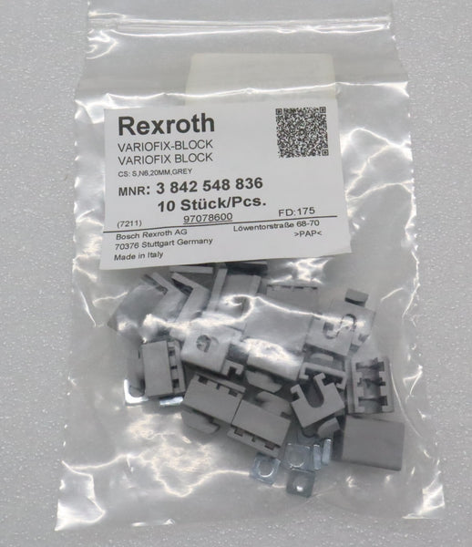 Bosch rexroth バリオフィックス ブロックS20 3 842 548 836（10個入）