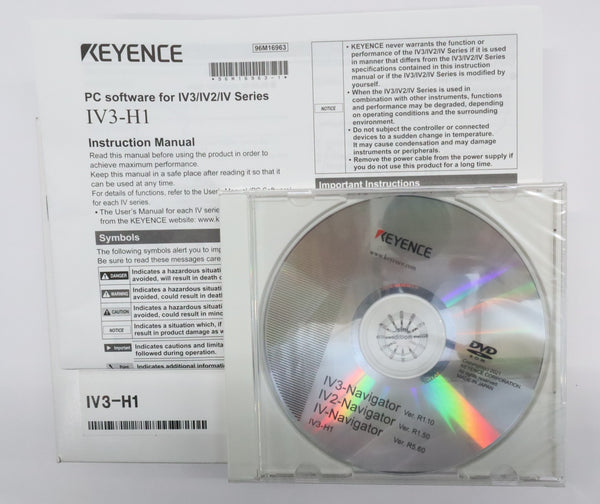 キーエンス PCソフトウエア IV3-H1 – メンテナンスパーツ