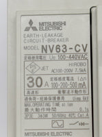 三菱電機 漏電ブレーカー NV63-CV 3P 30A 100/200/500mA切換