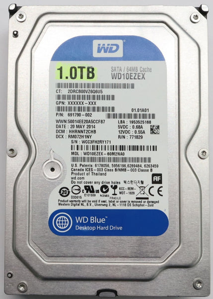 Western Digital 3.5インチ ハードディスク WD Blue Serial ATA600