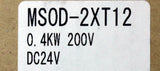 三菱電機 可逆式電磁開閉器 MSOD-2XT12 0.4KW 200V DC24V