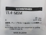 コガネイ クイック継手ミニタイプ TL4-M5M（10個入）