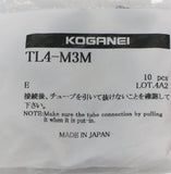 コガネイ クイック継手ミニタイプ TL4-M3M（10個入）