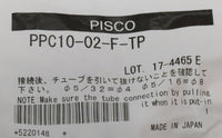 ピスコ  ワンタッチ継手  PPC10-02-F-TP