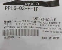 ピスコ ワンタッチ継手 PPL6-03-F-TP