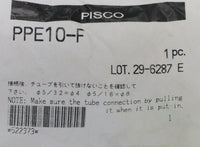 ピスコ ワンタッチ継手ユニオンティ PPE10-F