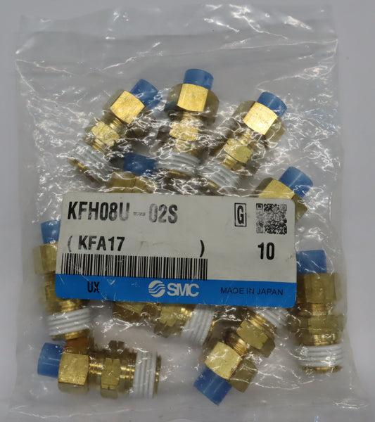 SMC インサート管継手ハーフユニオン KFH08U-02S（10個入）